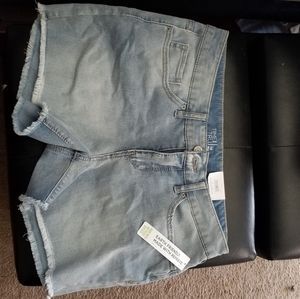Frayed Denim shorts sizes 10